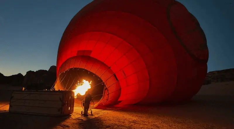 Why a Hot Air Balloon in the Jordan Desert