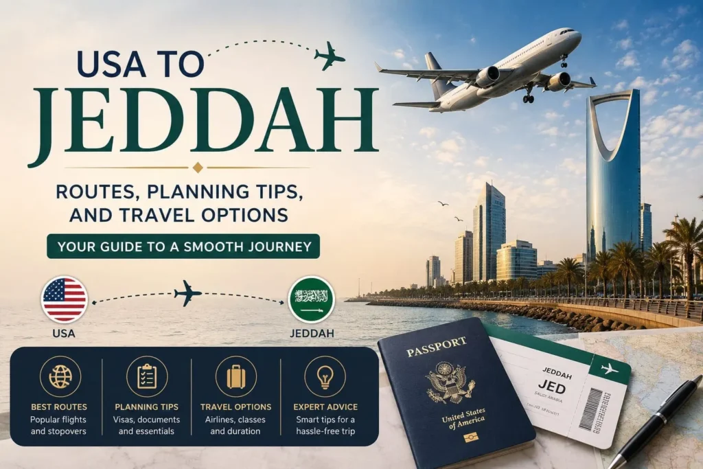 USA to Jeddah flights
